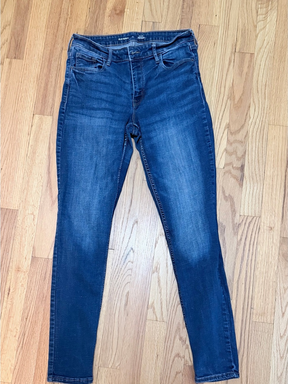 Old Navy Women's Indigo Skinny Jeans - 10 Long